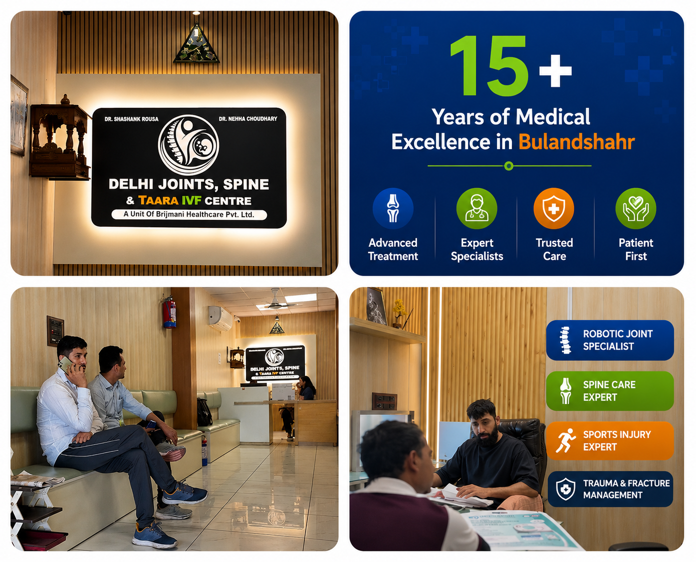 Delhi Joints Spine & Taara IVF Centre Bulandshahr